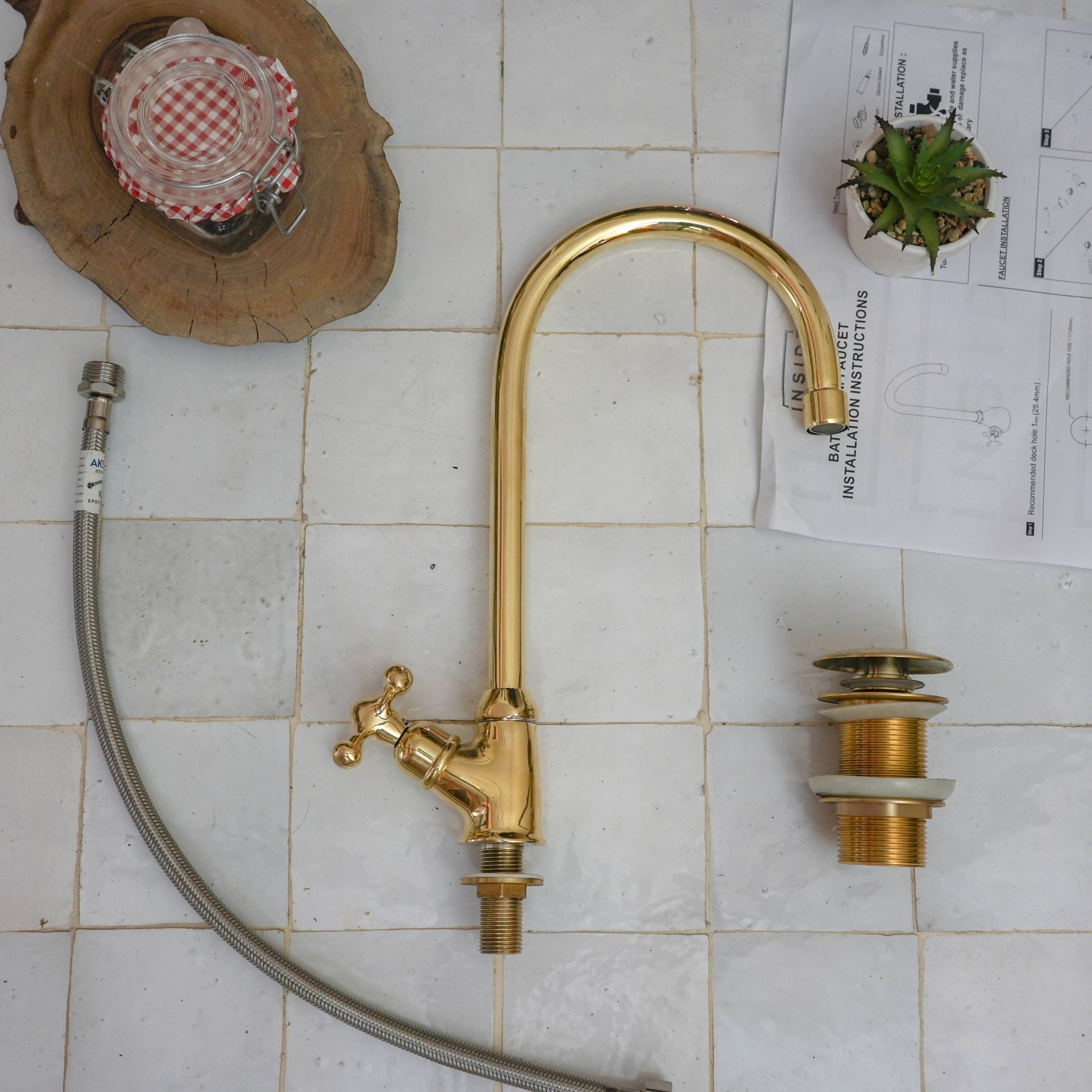 Brass Faucet Single Hole - Only Cold Or Hot Water ISF35