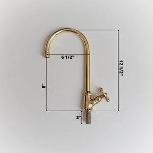 Brass Faucet Single Hole - Only Cold Or Hot Water ISF35