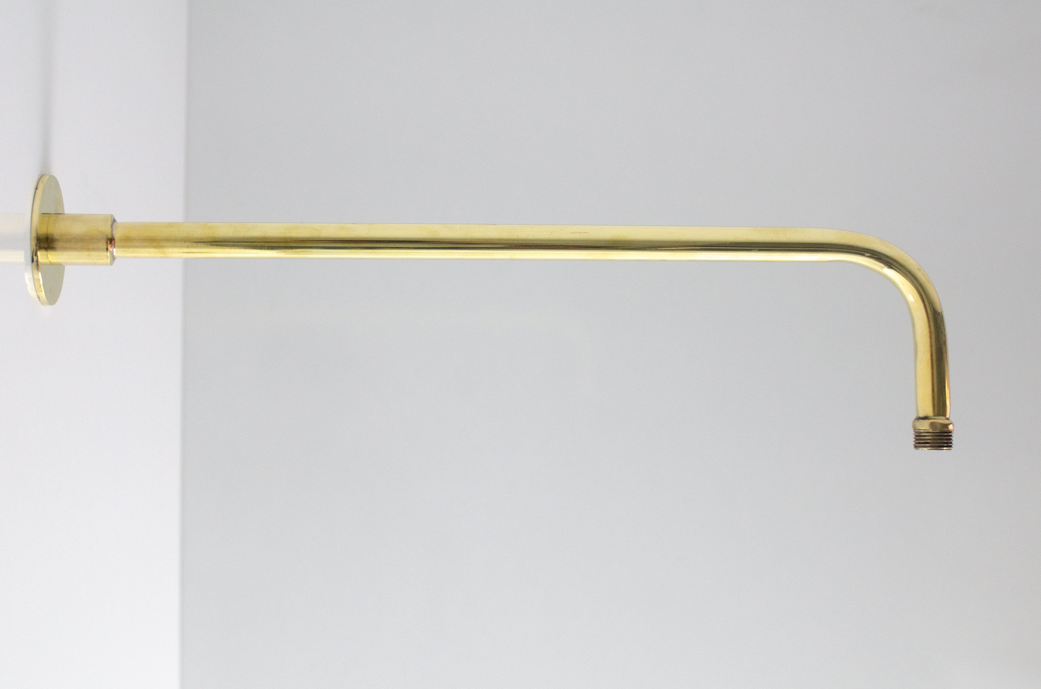 Unlacquered Brass Shower