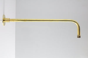 Unlacquered Brass Shower