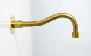 Unlacquered Brass Shower