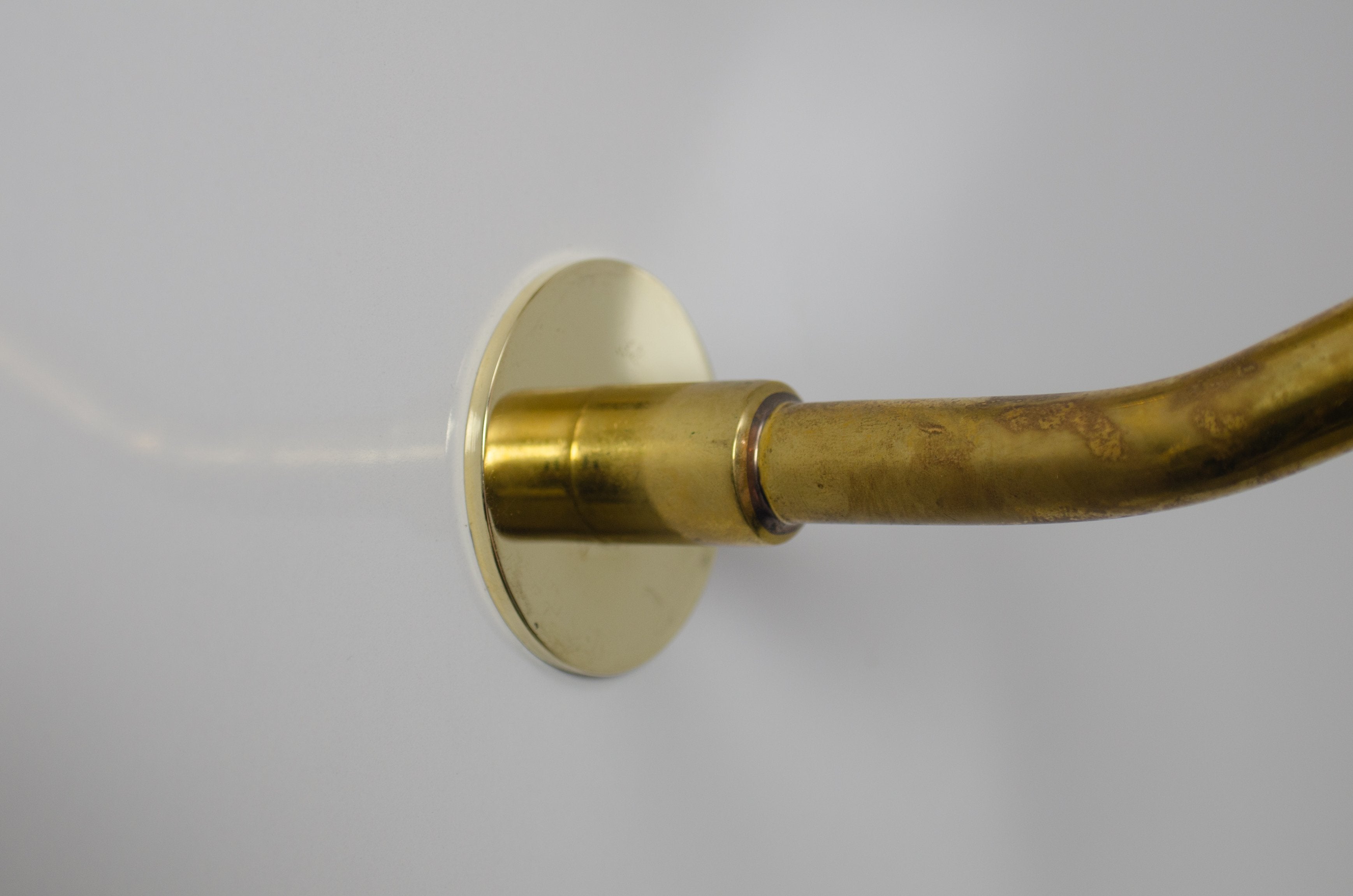 Unlacquered Brass Shower