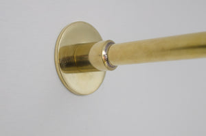 Unlacquered Brass Shower