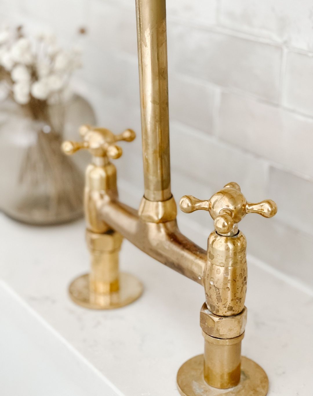 brass bridge faucet