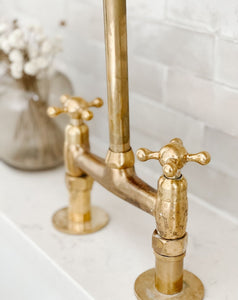 brass bridge faucet