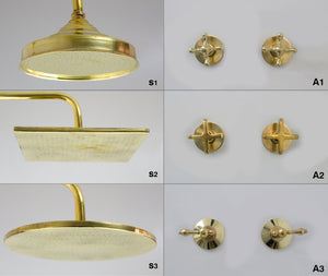 brass shower fixtures