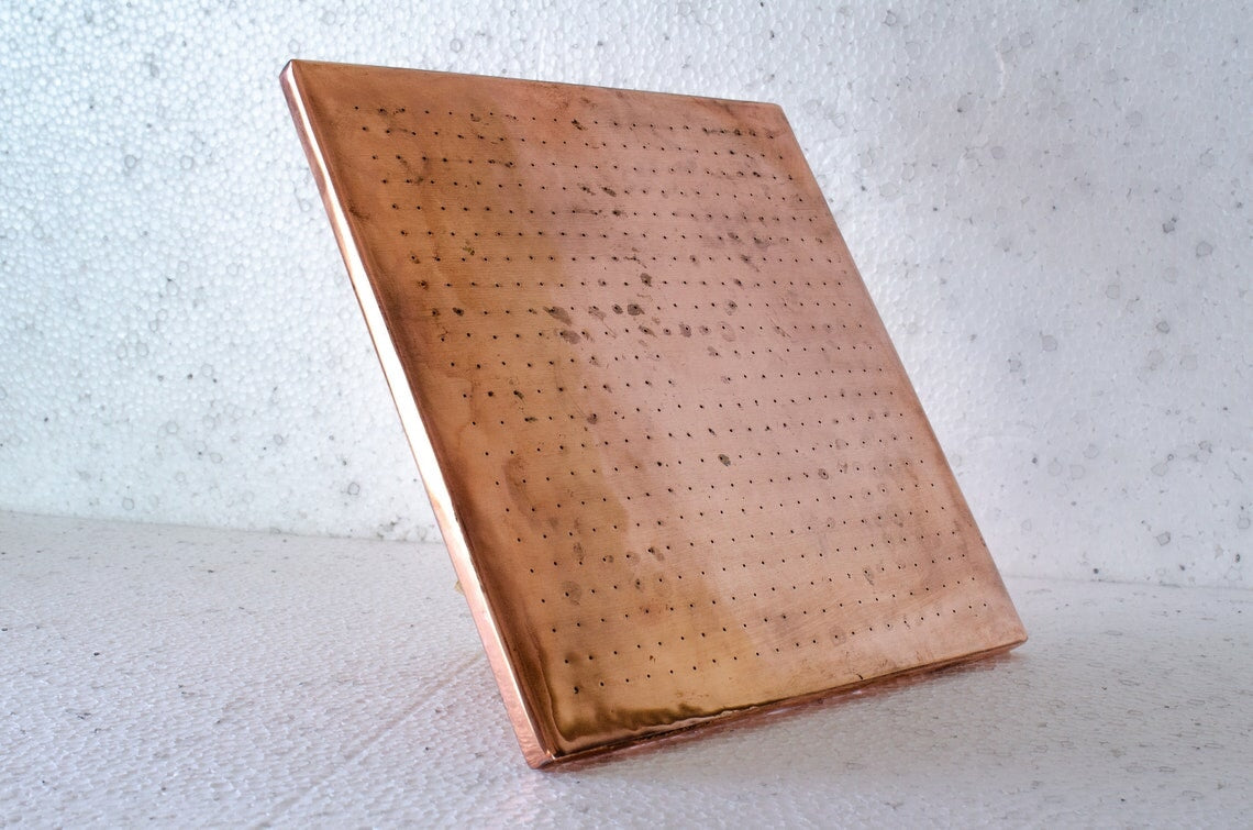 Copper Shower Head - Square Shower Head