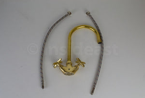 antique brass bathroom faucet