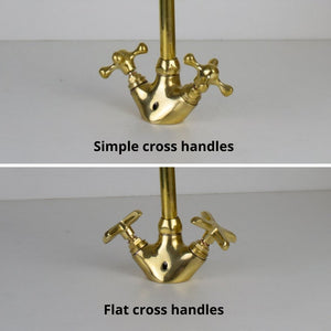 antique brass bathroom faucet