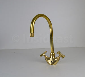 antique brass bathroom faucet