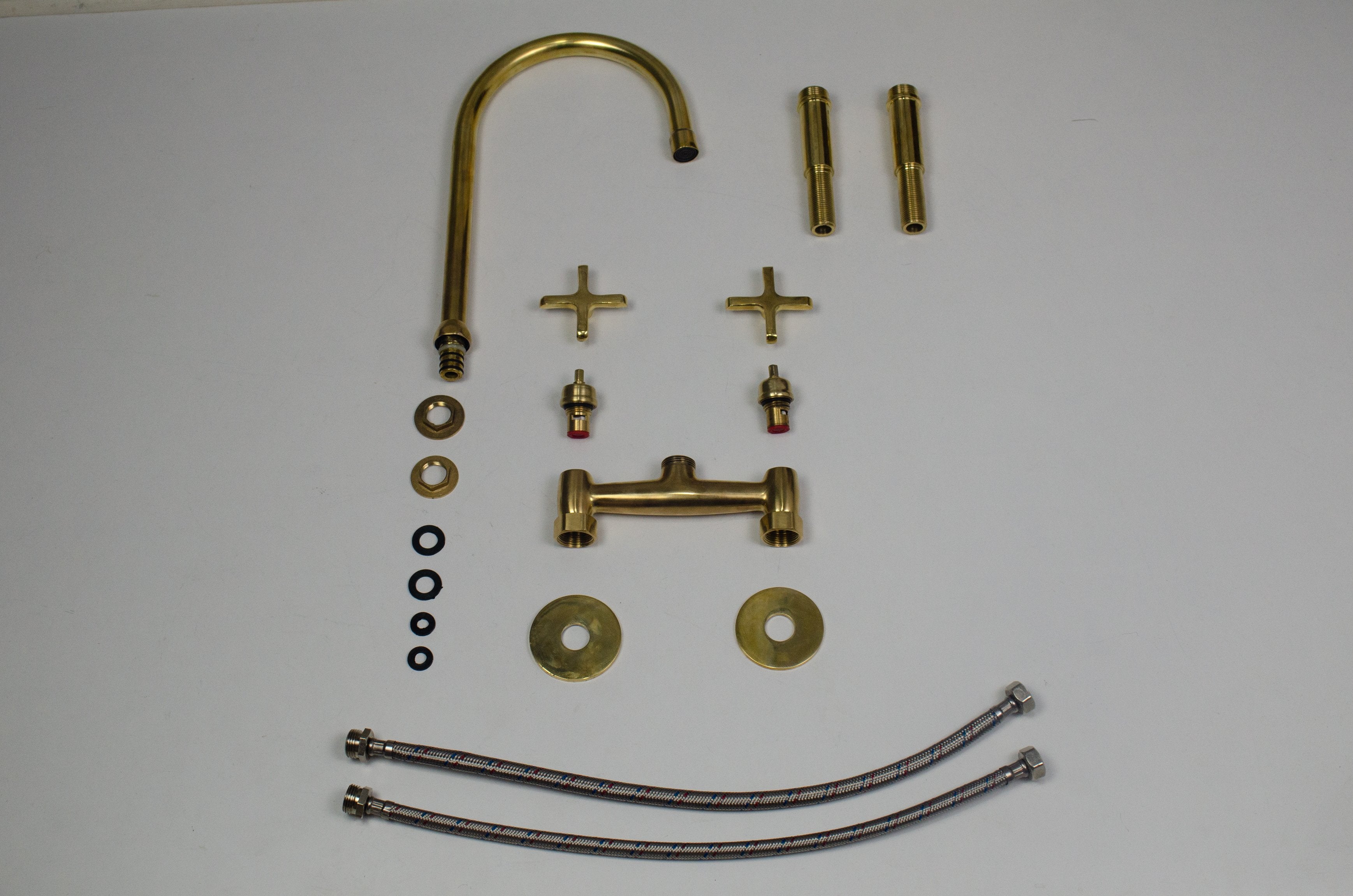 brass bridge faucet