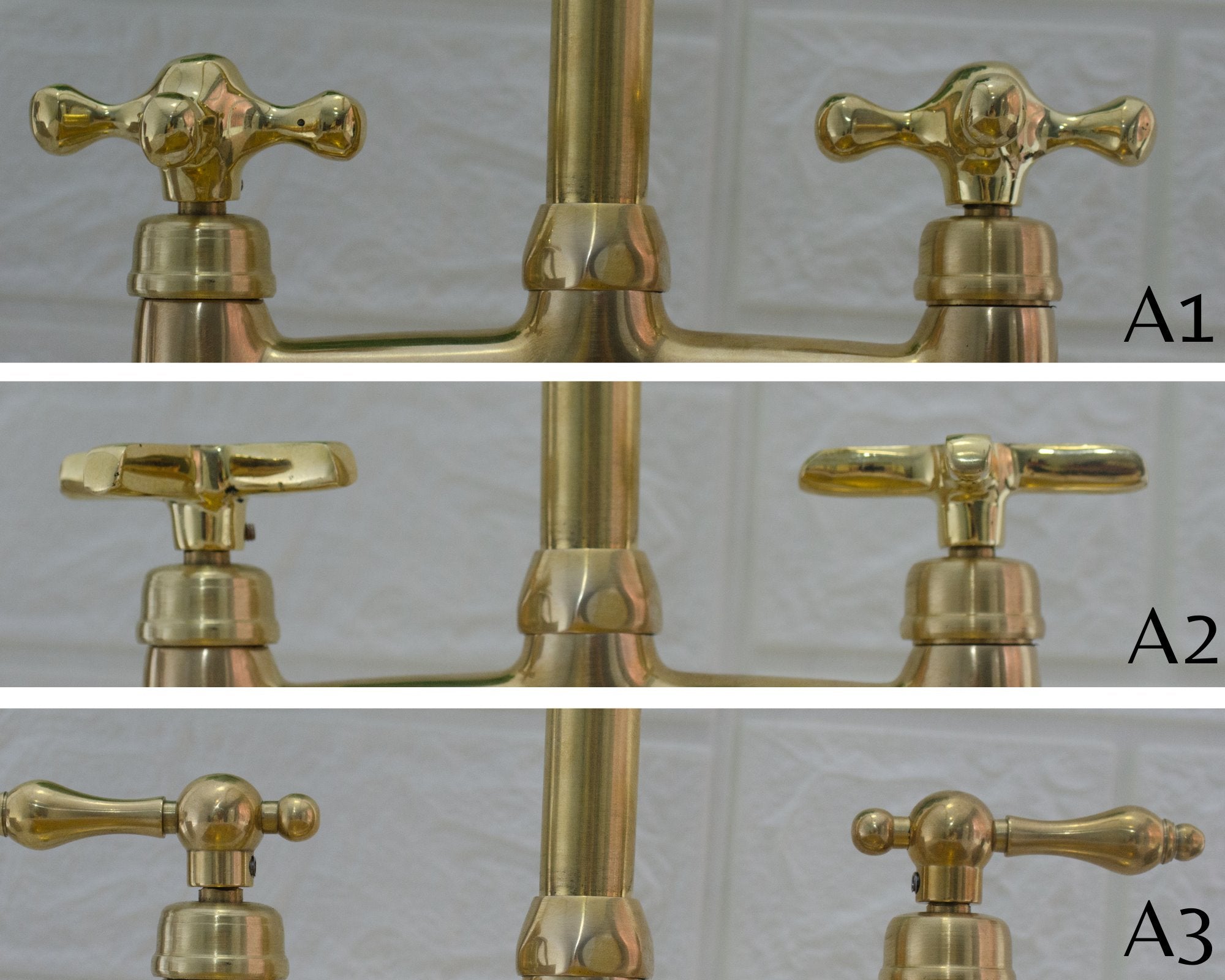 brass bridge faucet