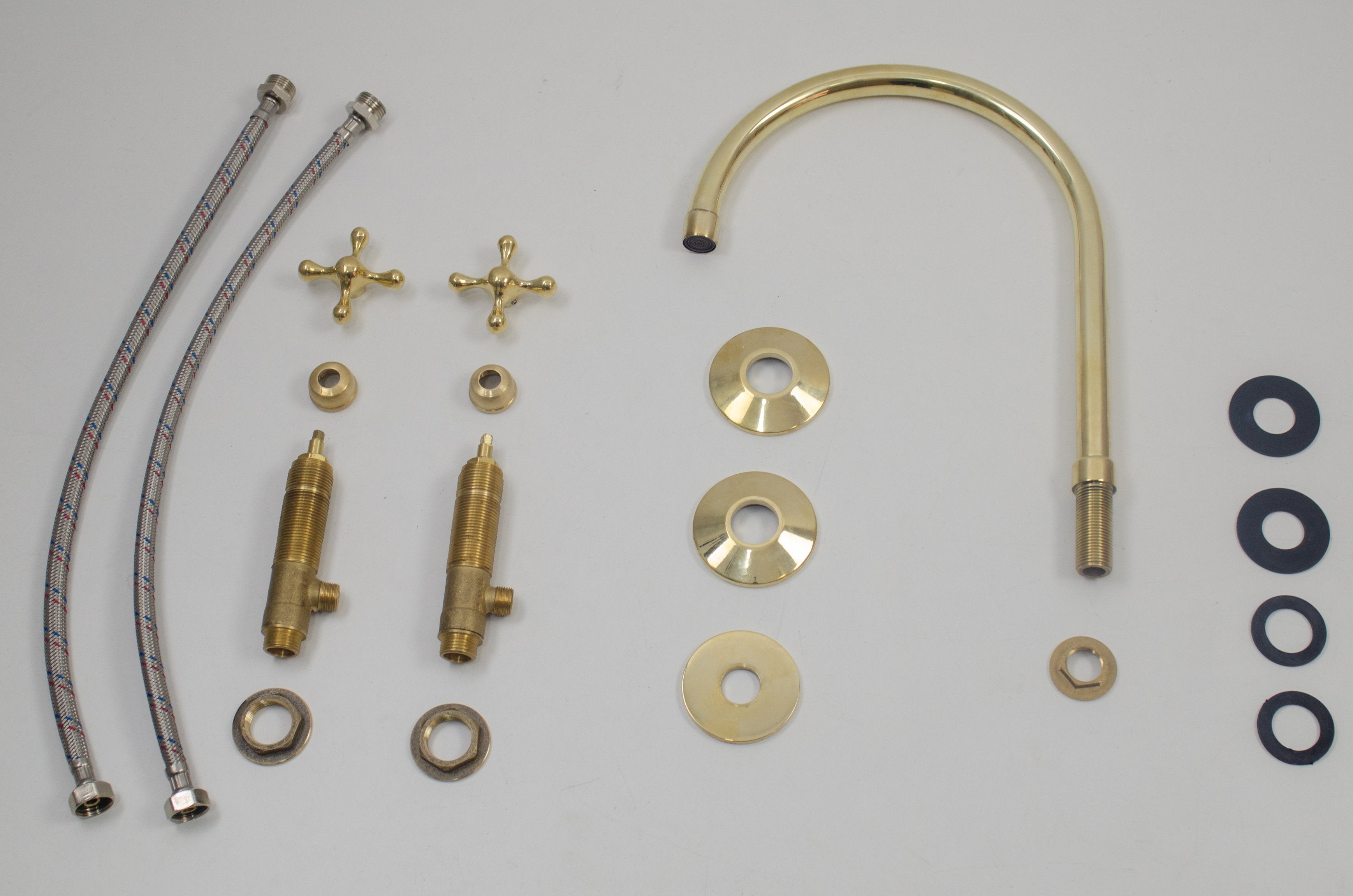 antique brass kitchen faucet