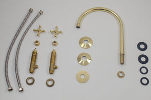 antique brass kitchen faucet