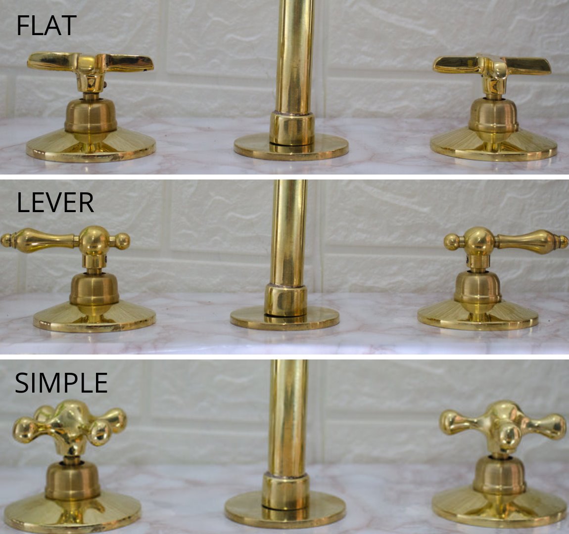 antique brass kitchen faucet