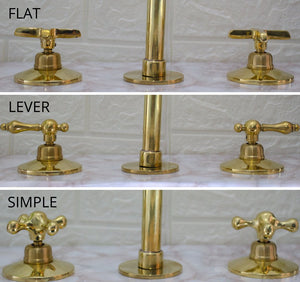 antique brass kitchen faucet