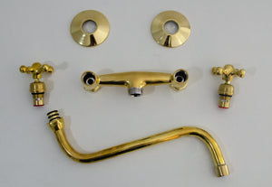 brass wall mount faucet