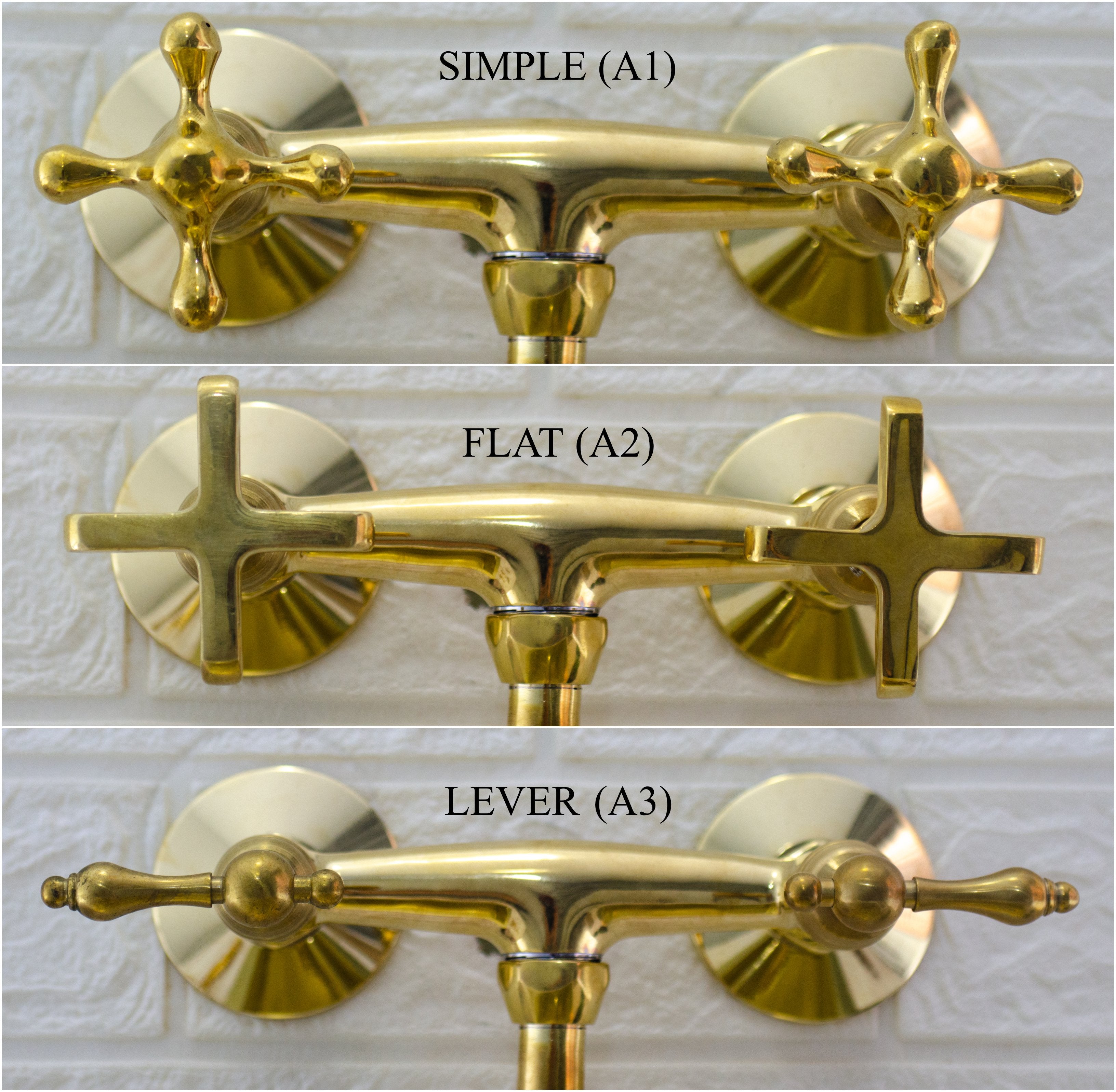 brass wall mount faucet