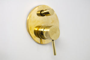 antique brass shower fixtures