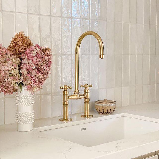 brass bridge faucet