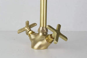 Single Hole Bathroom Faucet - Antique Brass Bathroom Faucet IBF08