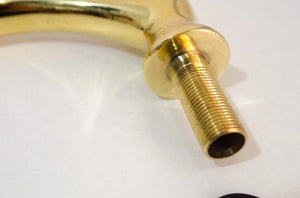 brass single hole bathroom faucet