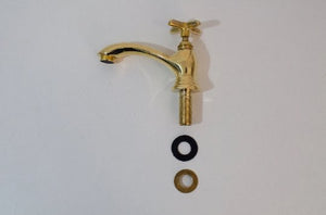 brass single hole bathroom faucet