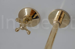 unlacquered brass faucet