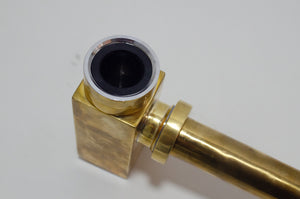 Sink Drain Pipe - Brass P-Trap