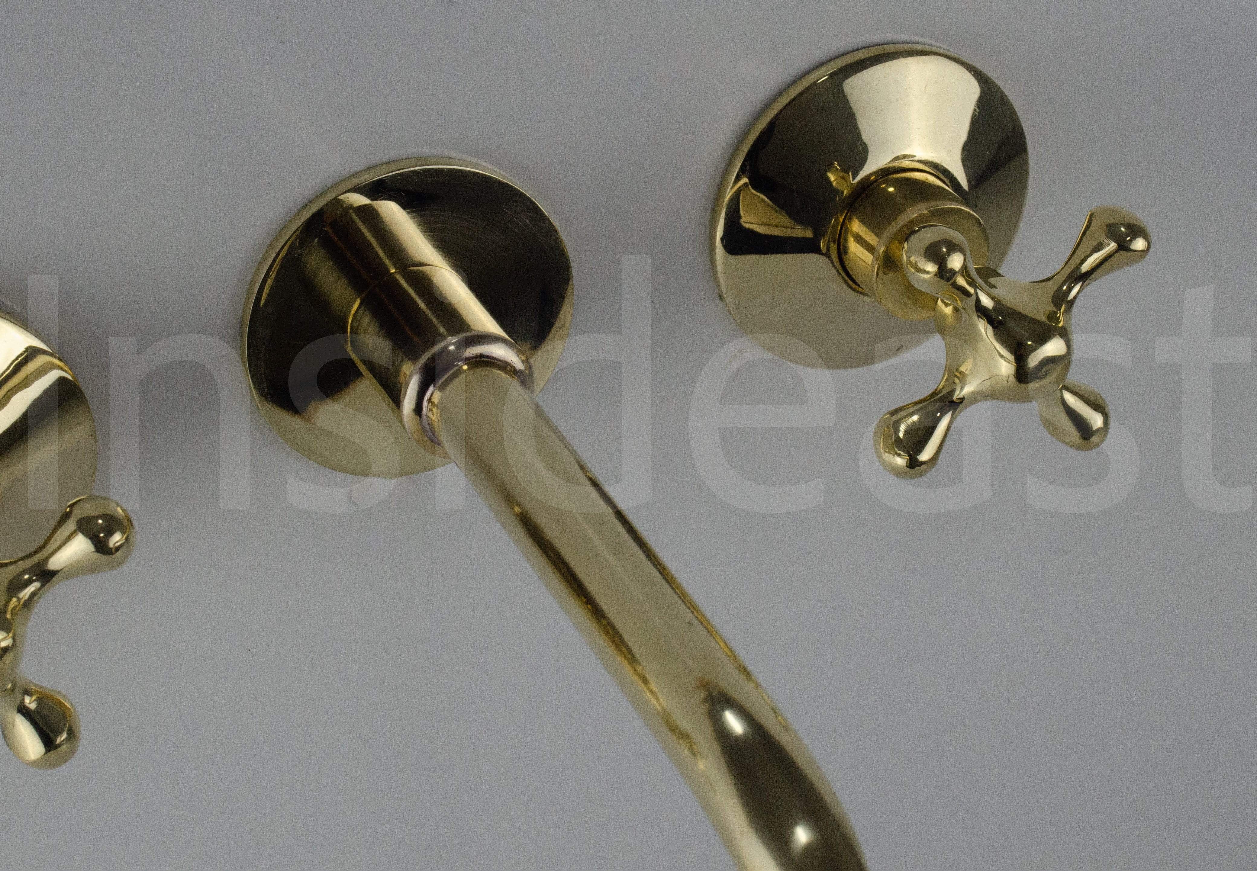 brass wall mount faucet