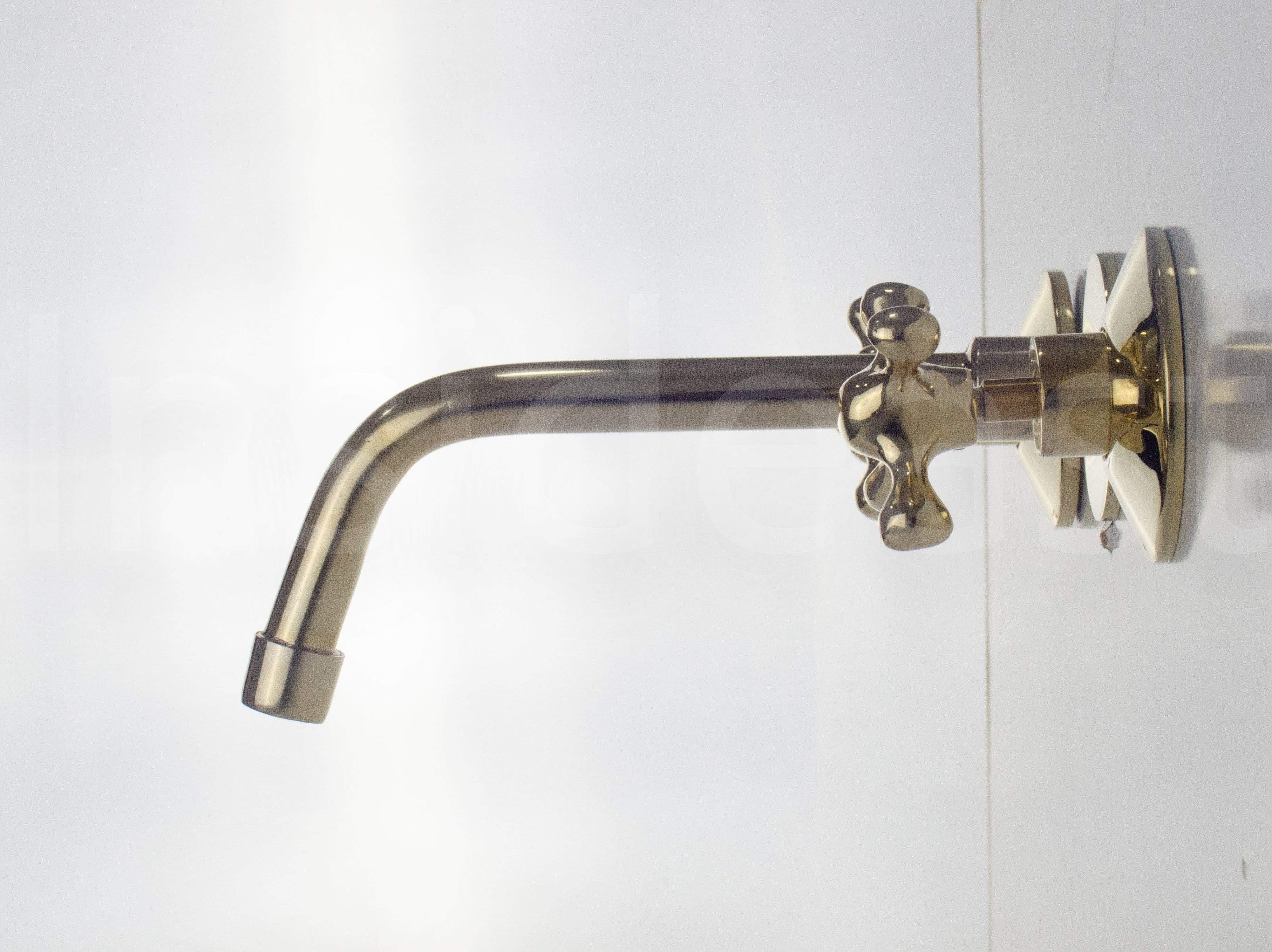 brass wall mount faucet