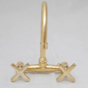 Unlacquered Brass Bathroom Faucet 