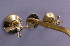 unlacquered brass faucet