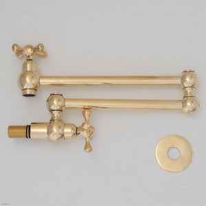 Unlacquered Brass Kitchen Pot Filler ISF 37