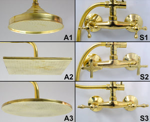 brass shower fixtures