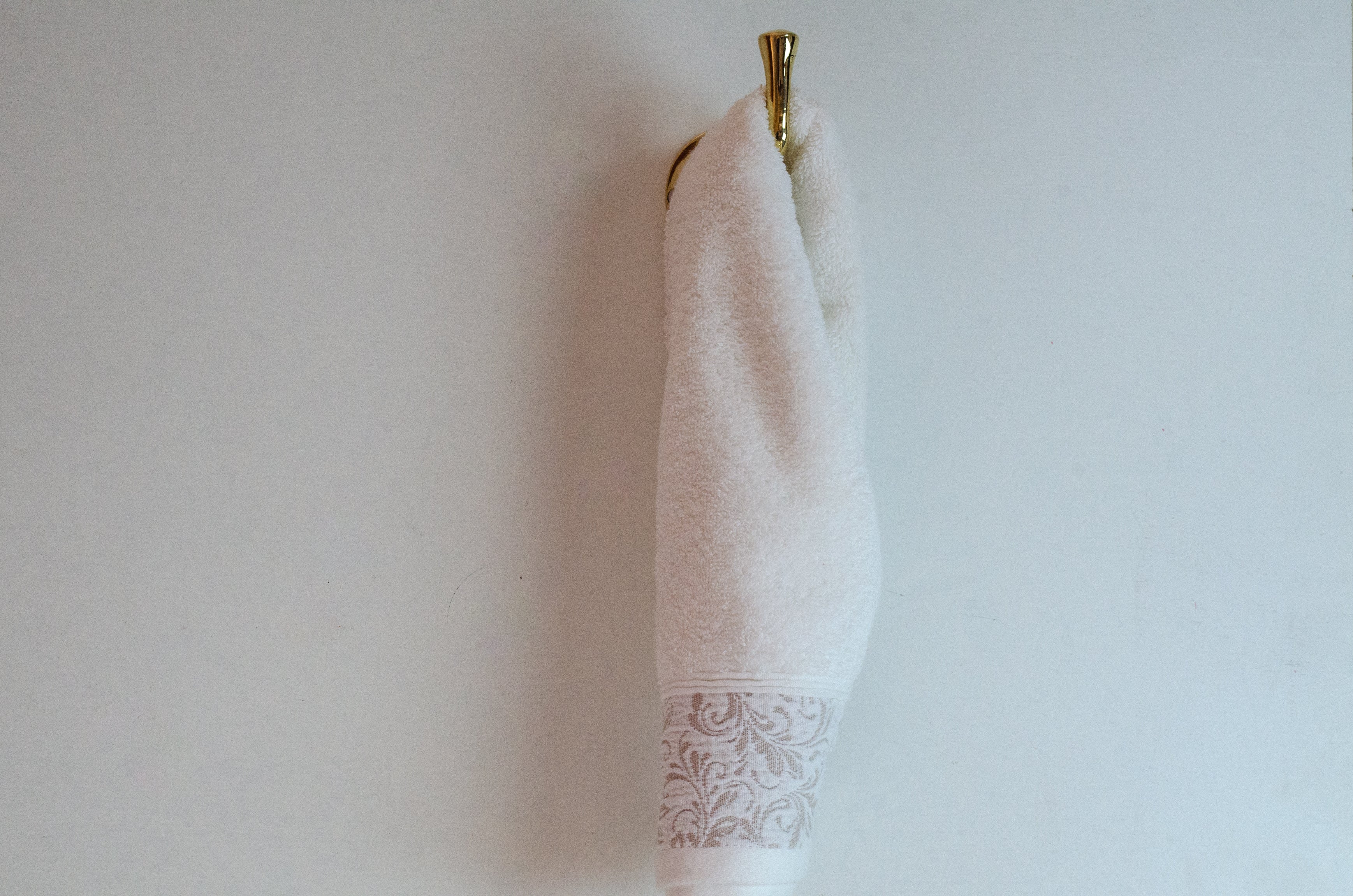 Unlacquered Brass Wall Hook - Bath Towel Holder