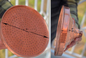 Antique Copper Shower Head - Round Rain Shower Head 